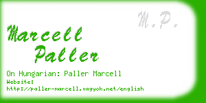 marcell paller business card